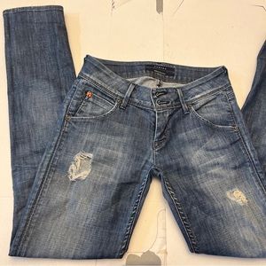 Hudson Distressed Denim Jeans